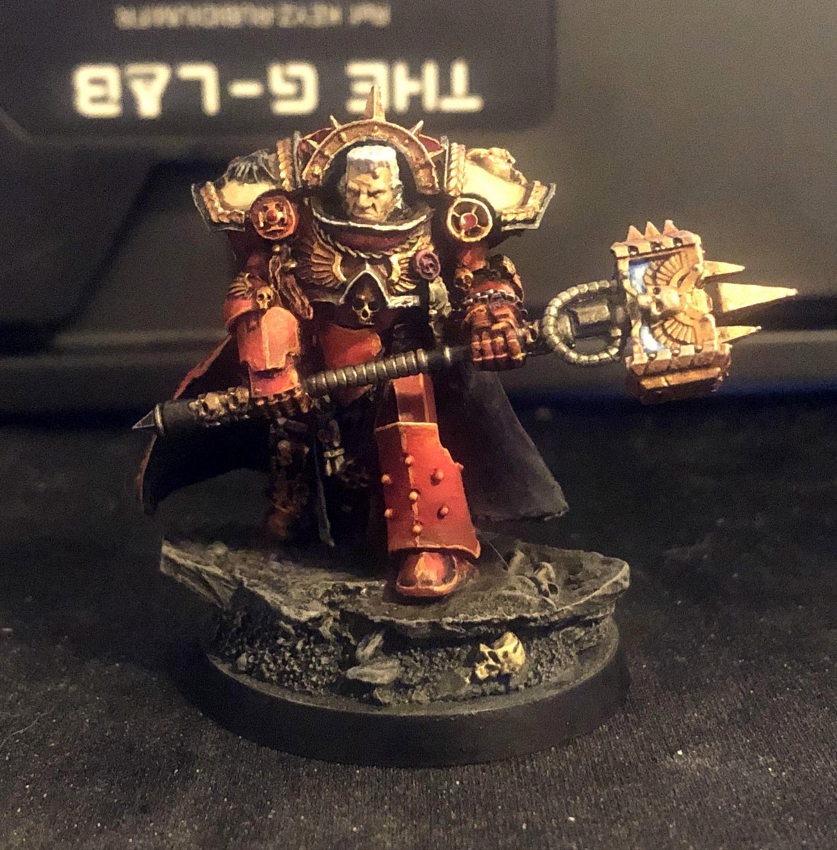 BolisGuillaume's tweet photo. Gabriel Angelos I painted recently. Replaced the head with Tor Garadon since I wasnt a fan of the FW one's shape.
#miniaturepainting #w40k #warhammer40000 #WarhammerArt #spacemarines #bloodravens #WarhammerCommunity https://t.co/dZPGxxPKsF