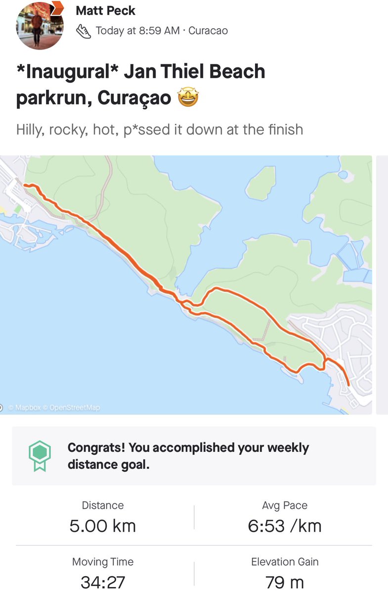 Inaugural #parkrun - be foolish to miss it 😇