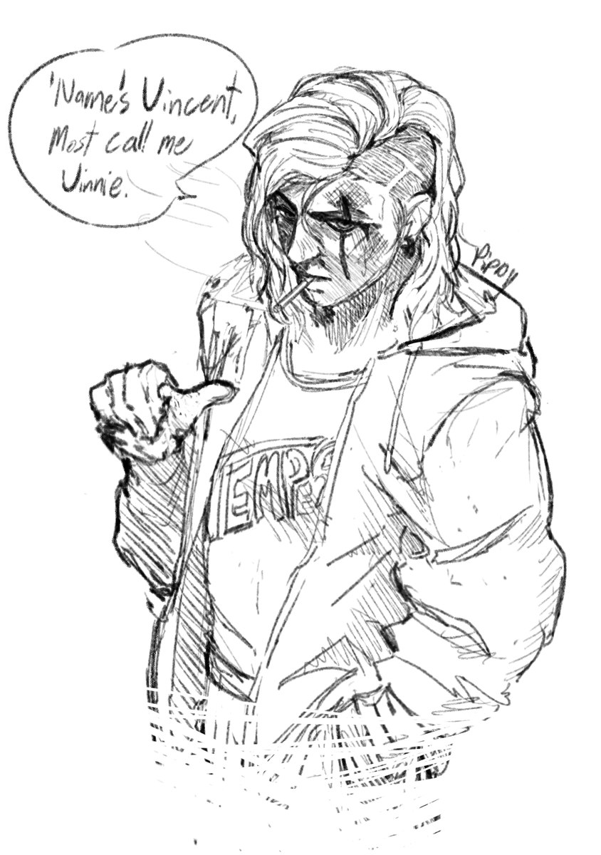 CupPippy's tweet photo. I forgot to post this, he's one of my ocs that exists in the same world as sasha, this is a flashback piece so he doesn't look the same https://t.co/AkLR9Qx0Hq