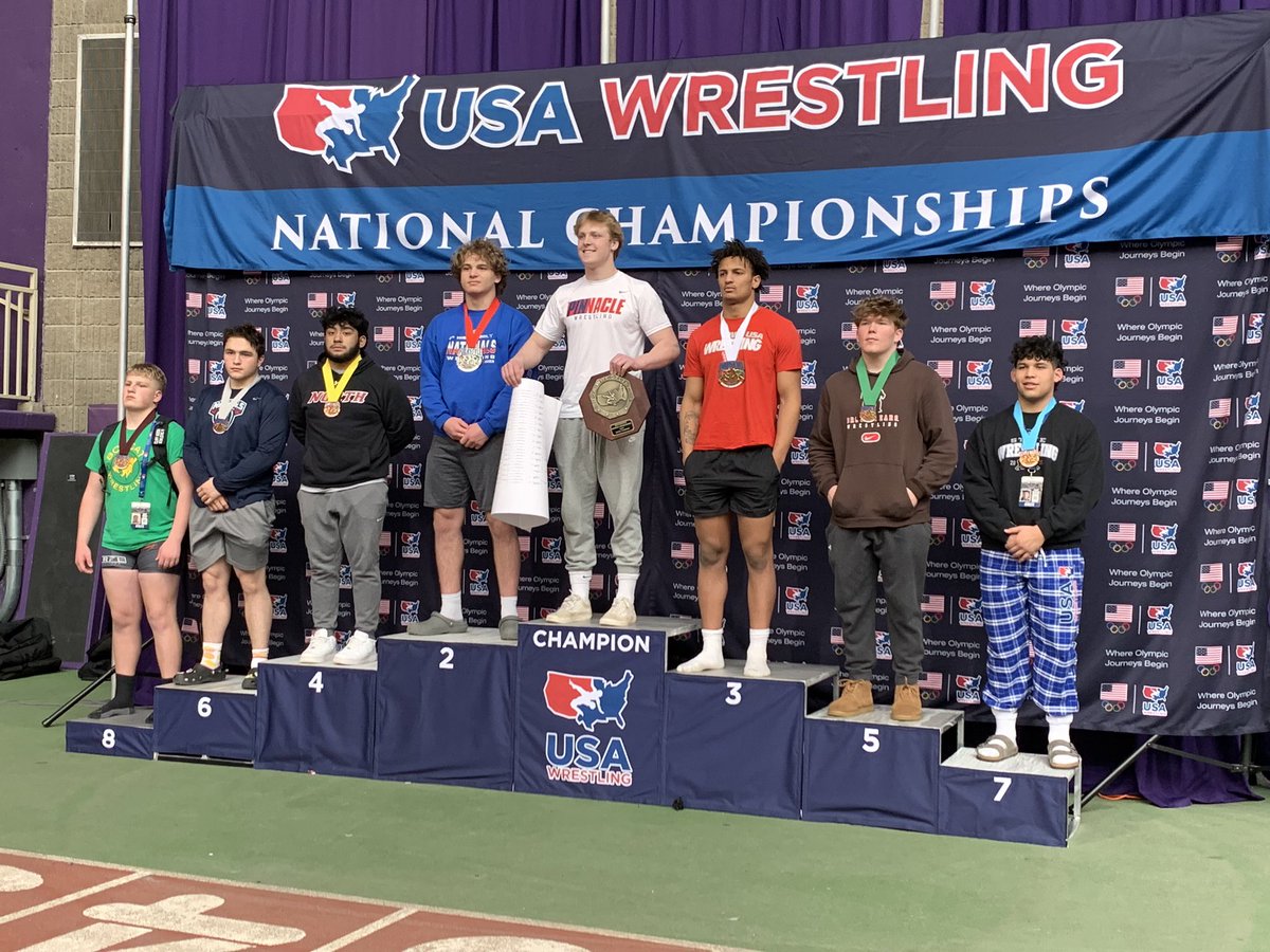 <a href="/_DrewDavis1/">Drew Davis</a> and <a href="/AlexHamrick7/">Alex Hamrick</a> earn All American Honors this weekend at the USA Folkstyle National Tournament.  

<a href="/The_KenDavis/">Ken Davis</a> @CoachCoxGT <a href="/BCSD5_Athletics/">Glenwood Athletics</a> <a href="/ChathamClarion/">Chatham Clarion</a> <a href="/Channel1450com/">Channel1450.com</a> <a href="/DerekParris/">Derek Parris</a>