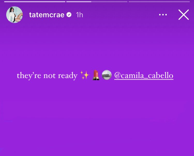karlasmanners's tweet photo. TATE MCRAE’S STORY????? oh the camila x tate collab is def coming https://t.co/v0DKPsYzJD