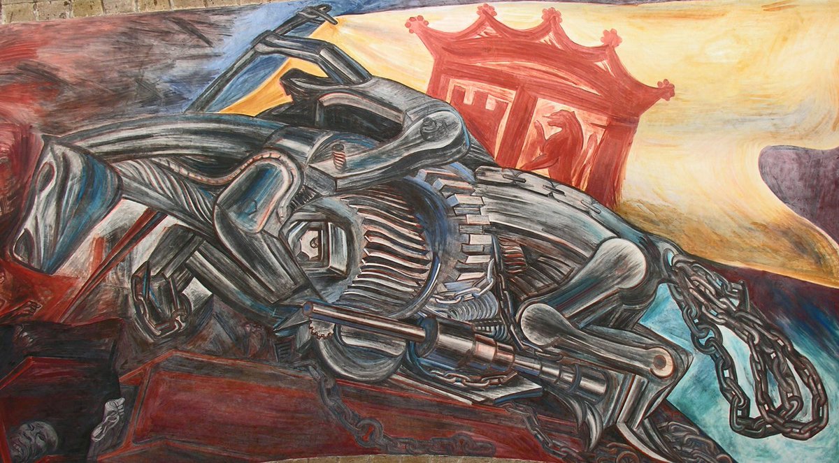 artistorozco's tweet image. Ceiling mural of Hospicio Cabanas, 1939 #muralism #orozco wikiart.org/en/jose-clemen…