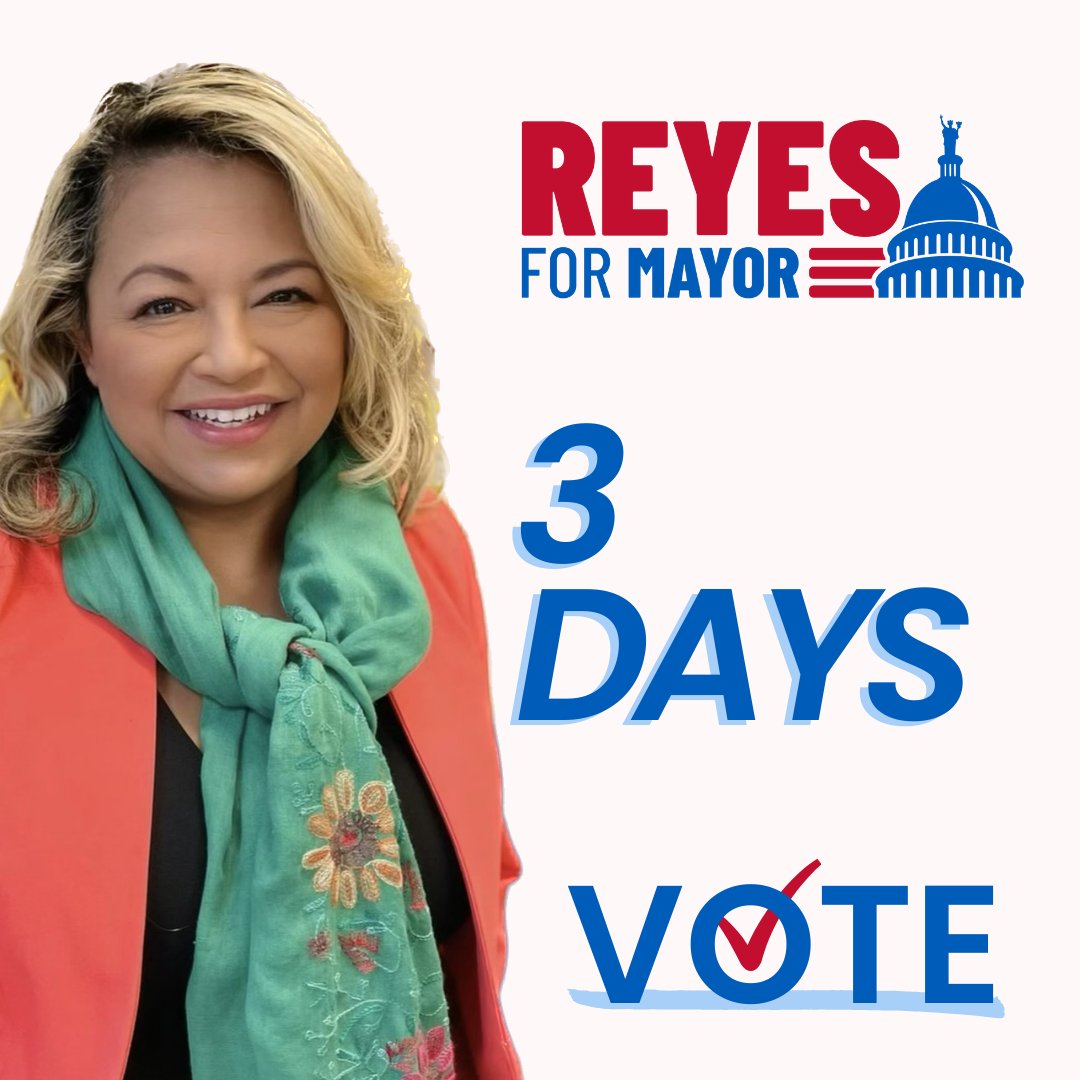 3 days to go! Let’s vote for economic development, sustainability, and equity!