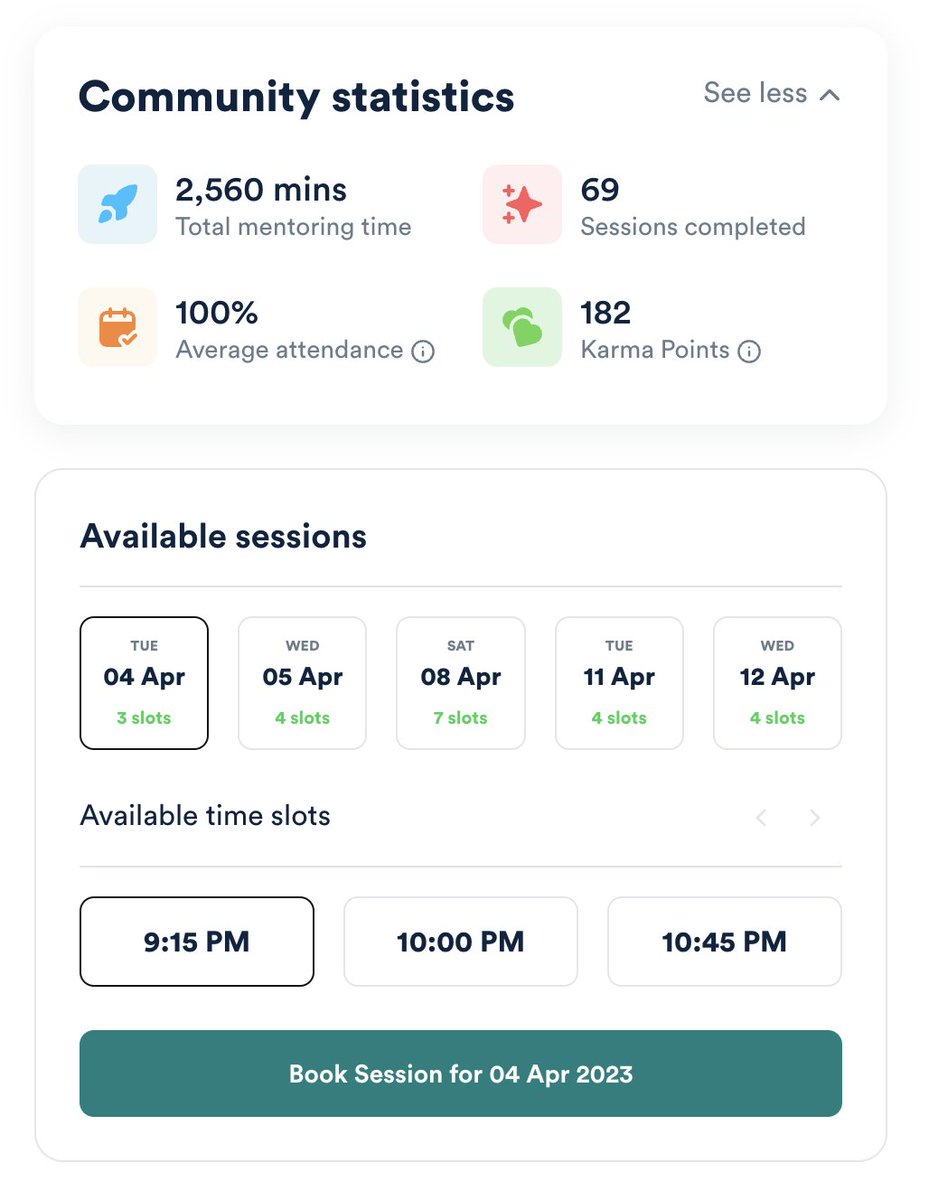 vidhunnan's tweet photo. Opened up the slot again on @ADPList!!!
Can't wait to speak to new people 🥳 https://t.co/JDvFBSAv6E