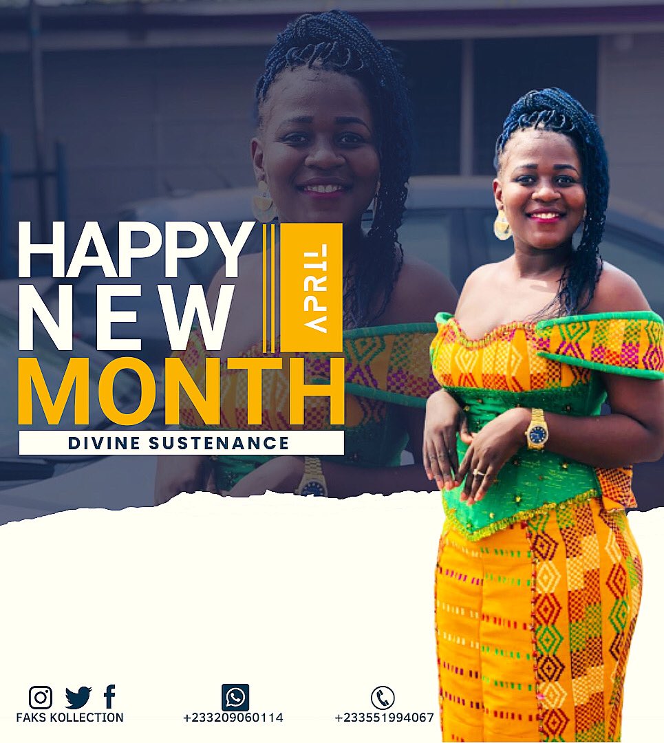 FaksKollection's tweet photo. APRIL - DIVINE SUSTENANCE✨

Practising gratitude and reliance on God can bring a sense of peace and contentment.

Blessings!♥️

Happy New Month 🎗

#FaksKollection #WearFaksKollection
#ChooseFaksKollection #BeInspired #NewMonth #April https://t.co/tzoY2ONtIN