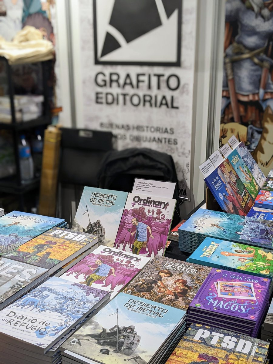 sddist's tweet photo. Si aún no habéis pasado a ver a @grafitoed, @LaCupulaComic y @DolmenEditorial por el 41 @COMIC_bcn ahora es el momento. En sus stands encontraréis una gran variedad de autores muy interesantes.
#41comicBCN #grafitoeditorial #edicioneslacupula #dolmeneditorial https://t.co/pCT2AxAeO6