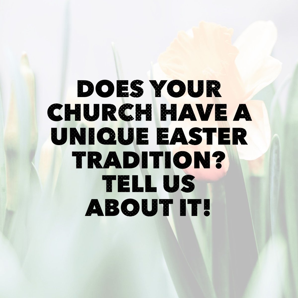Church_Banners's tweet photo. Sunrise service? Potluck? Prayer service?

What’s a tradition you have at your church for #Easter? https://t.co/W3TBC0Y9fI