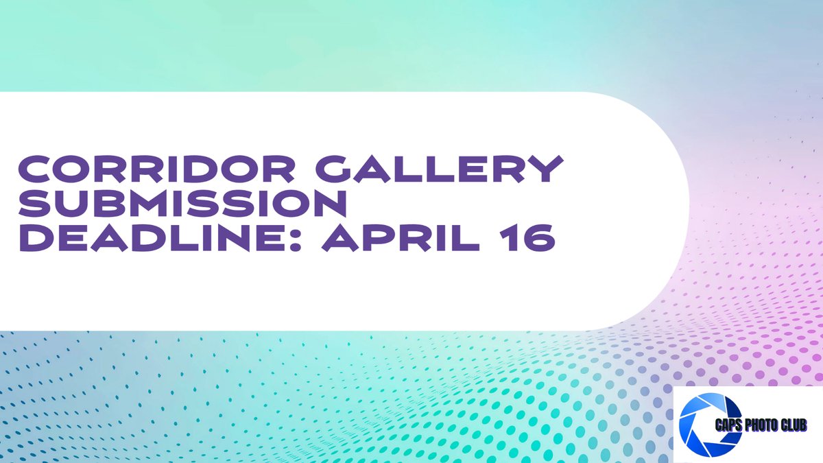 April is a busy month for CAPS members but please don't forget to submit your "Central Alberta At Play" images  before April 16.