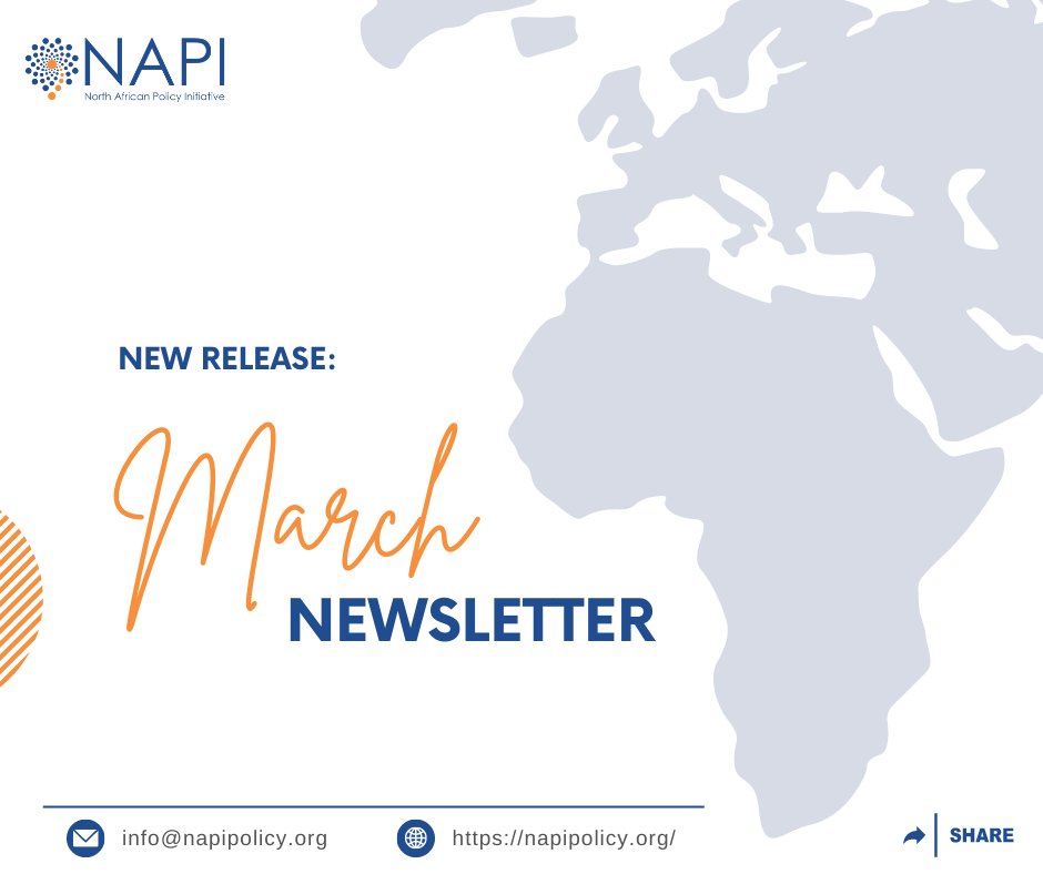 📢 Did you miss March Newsletter?
We are eager to release our newly-created monthly selection of updates on civil society in North Africa, our latest events, upcoming opportunities, and ways to engage with us.✨

👉 Read &amp; sign up here: lnkd.in/d7zMR4Cf