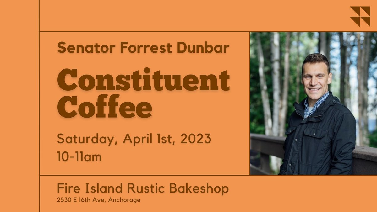 Sen_Dunbar's tweet photo. Reminder, if you're looking for me this weekend in Anchorage! #akleg #DistrictJ https://t.co/fLUU17XyP3
