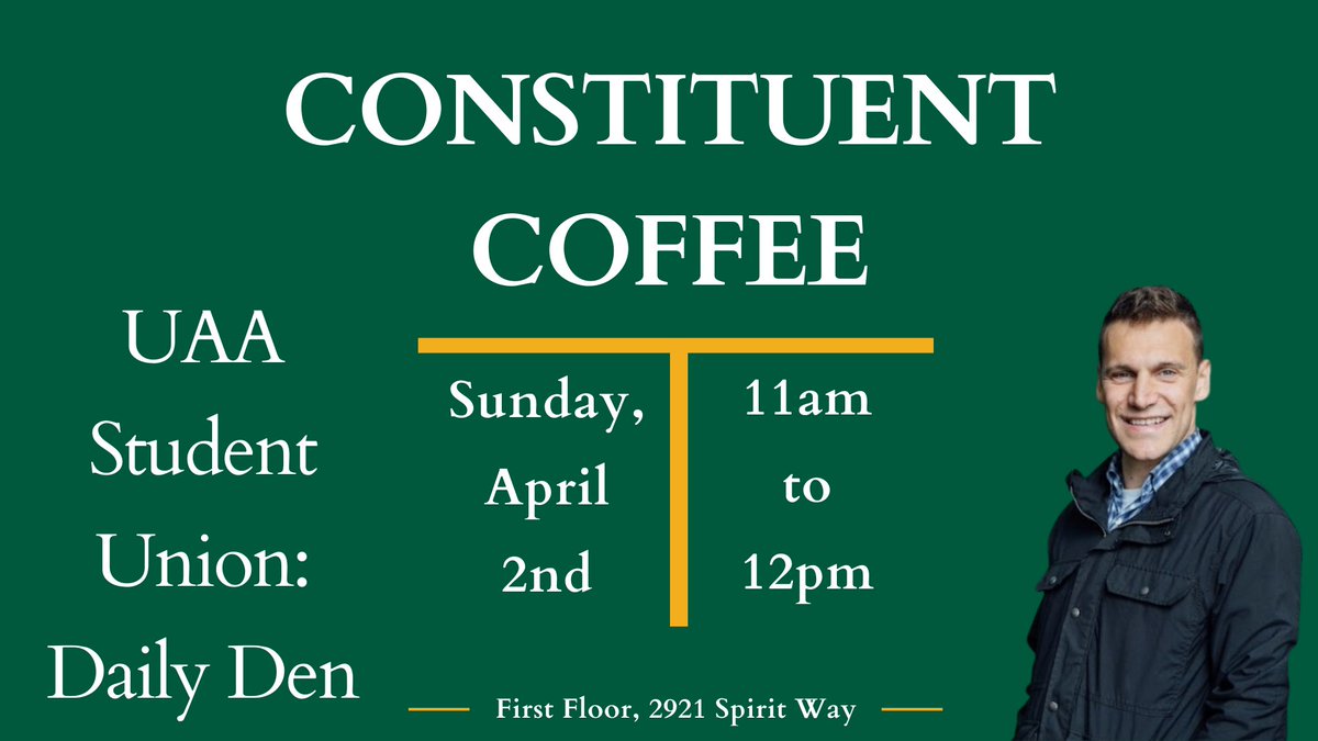 Sen_Dunbar's tweet photo. Reminder, if you're looking for me this weekend in Anchorage! #akleg #DistrictJ https://t.co/fLUU17XyP3