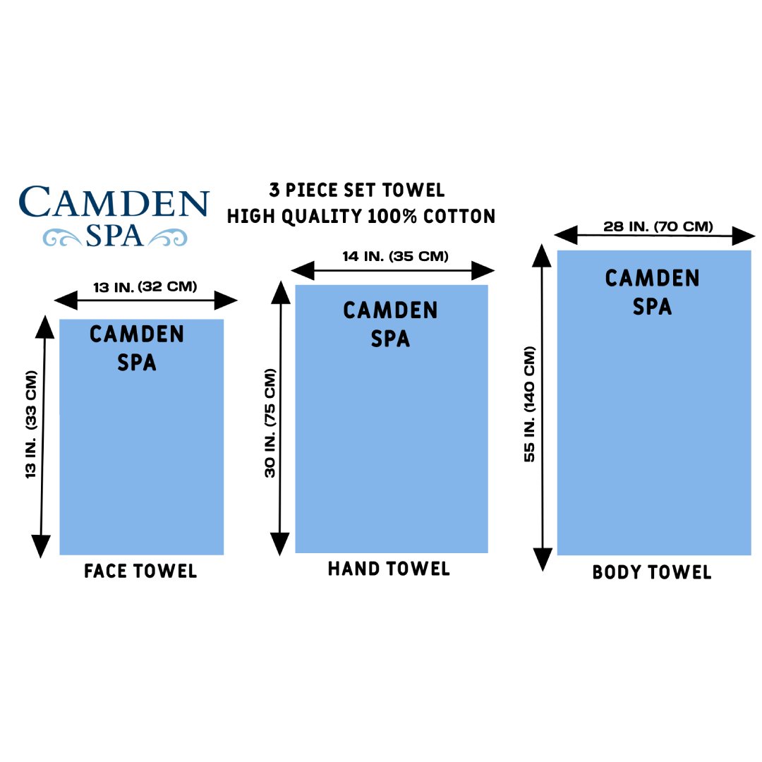 CamdenSpa's tweet image. Camden Spa 3-Piece Towel Gift Set (Body, Face, Hand) 100% Cotton

Now available in our Amazon Store. Get yours today! 📷 a.co/d/g2mS7TA