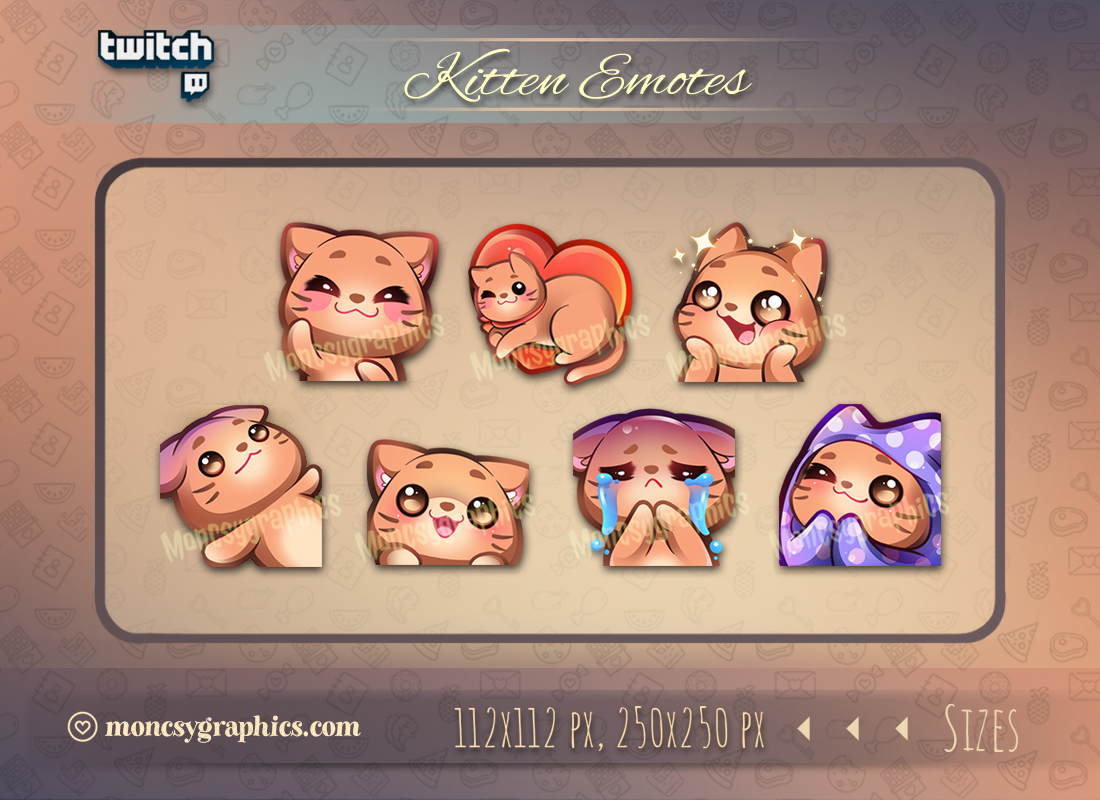 Moncsy7's tweet photo. Hello Everyone! Cute Kitten emotes in my Etsy Shop 🥳🥰

https://t.co/4LnMzZcKUT

#twitchemote #cat #catemote #twitchcatemote https://t.co/MhykxOqrH5
