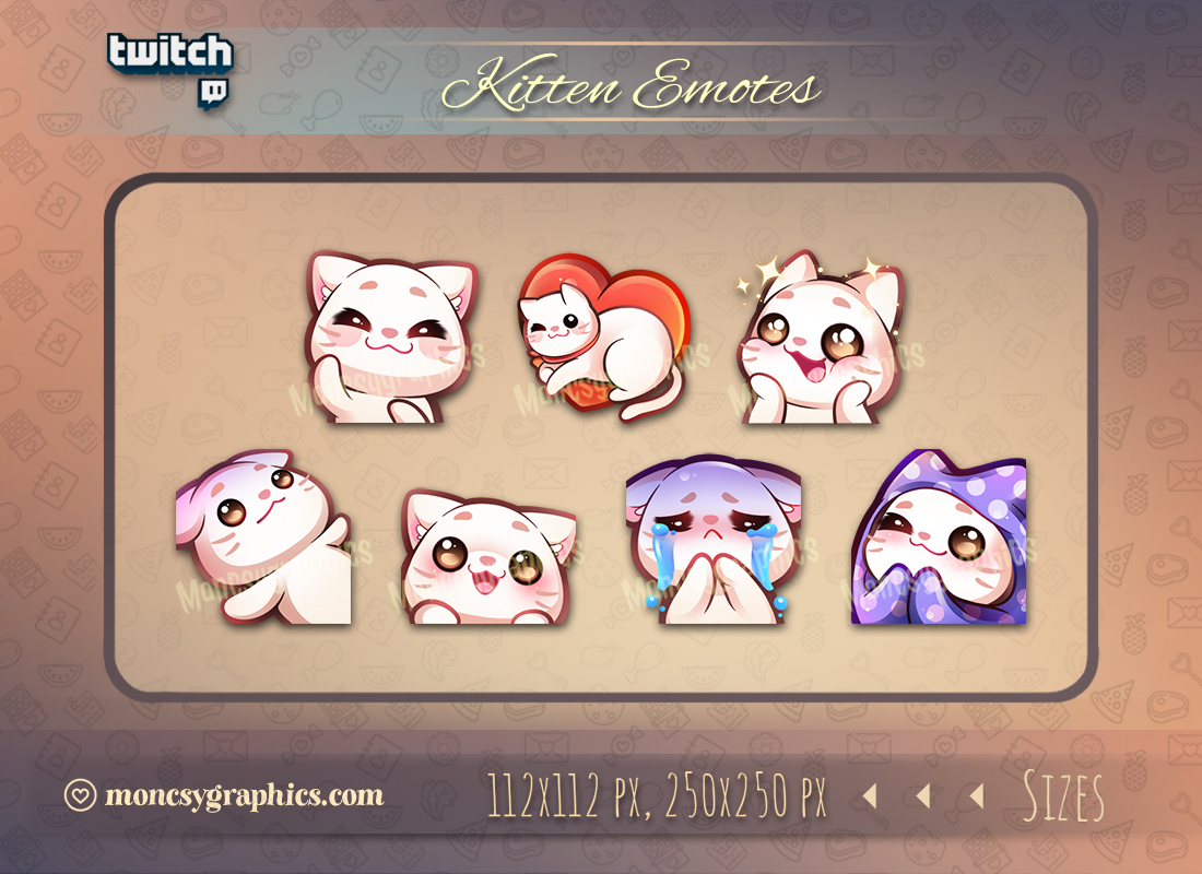 Moncsy7's tweet photo. Hello Everyone! Cute Kitten emotes in my Etsy Shop 🥳🥰

https://t.co/4LnMzZcKUT

#twitchemote #cat #catemote #twitchcatemote https://t.co/MhykxOqrH5