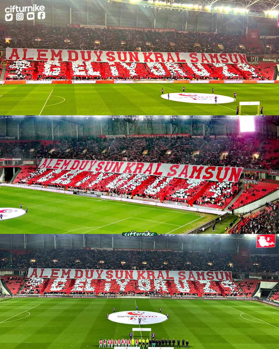 🔥 Samsunspor tribününün koreografisi…

"Alem duysun kral Samsun"