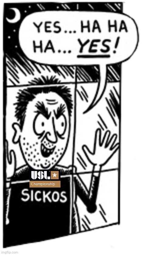 USLSickos's tweet image. USL at 11am local time for one of the fanbases?