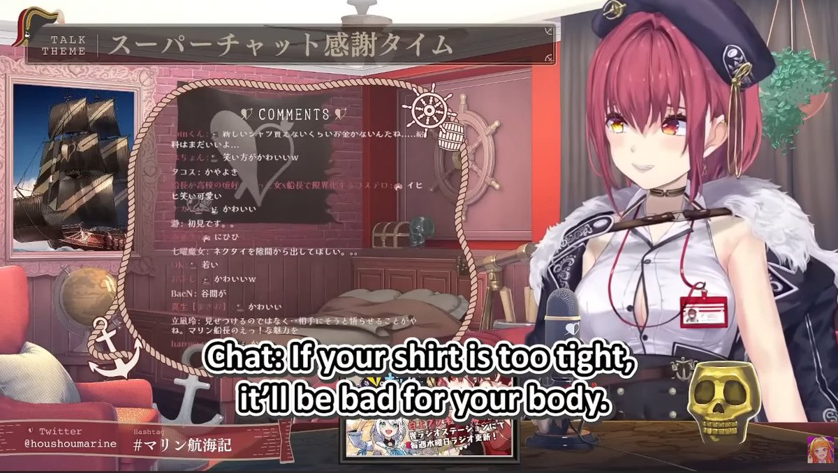 rintubein's tweet photo. marine's chat treating her like a single mother who wants to get into the dating scene again but tries too hard is peak creator/audience relationship i think https://t.co/51oVbDplO4