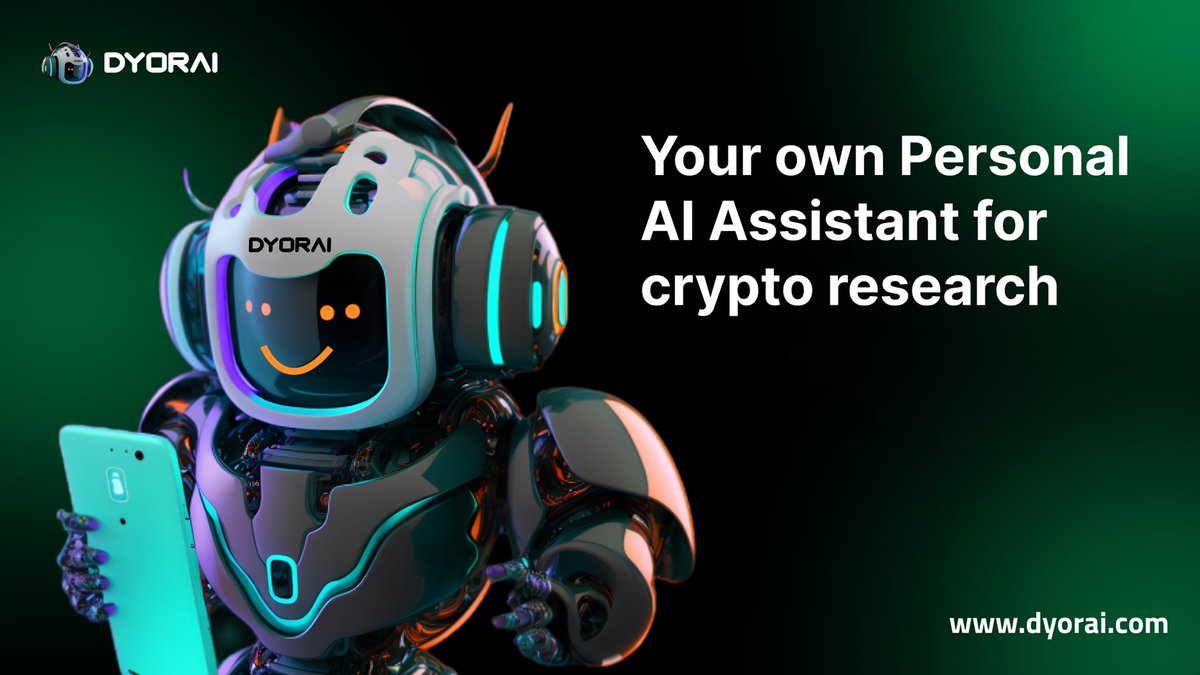 dyoraiofficial's tweet photo. Are you tired of spending endless hours over crypto research ?

💎DYORAI is a revolutionary crypto Ai research tool that will change the game!

💎Say goodbye to tedious manual research and say hello to comprehensive Ai analyst in just one click 😎

#DYOR #DYORAI #AI #alts https://t.co/kQwGydAC5t