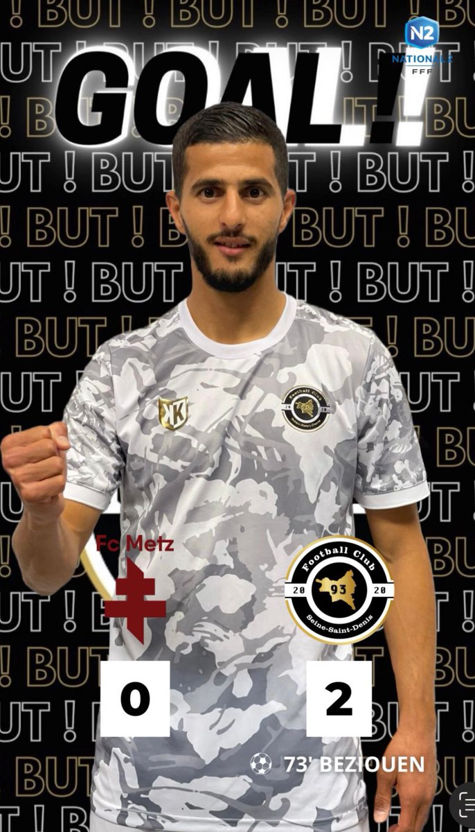 FC93officiel's tweet photo. ⏱73’| BUUUTTT DE FARID BEZIOUEN QUI INSCRIT SON 19e buts de la saison ! 0️⃣-2️⃣ #PROJETCLUB https://t.co/b87gHR3iFD