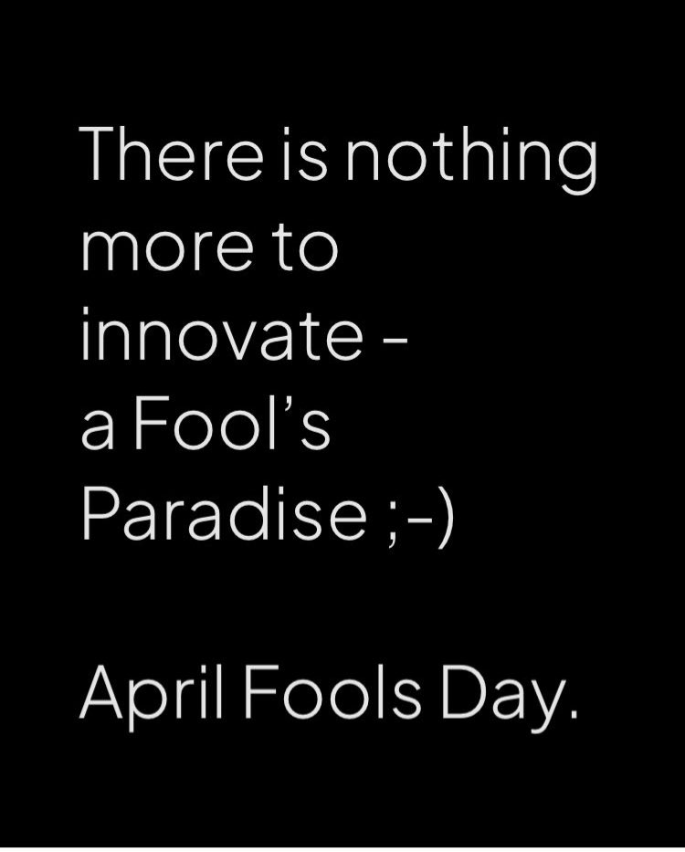 mayankmohun's tweet image. #aprilfoolsday #innovationhumor #continuousimprovement #growthmindset
