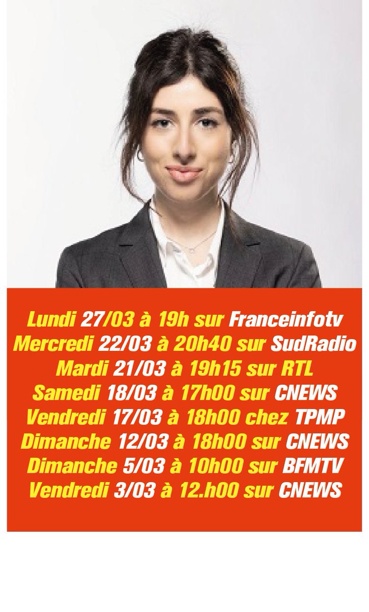 @ShannonSeban @BFMTV @Renaissance Le cas @ShannonSeban. Je pose une question toute bête : Comment se fait-il qu'une simple conseillère municipale de Rosny-Sous-Bois, battue aux #legislatives2022 bénéficie d'une telle couverture par les médias nationaux à enfiler des perles?