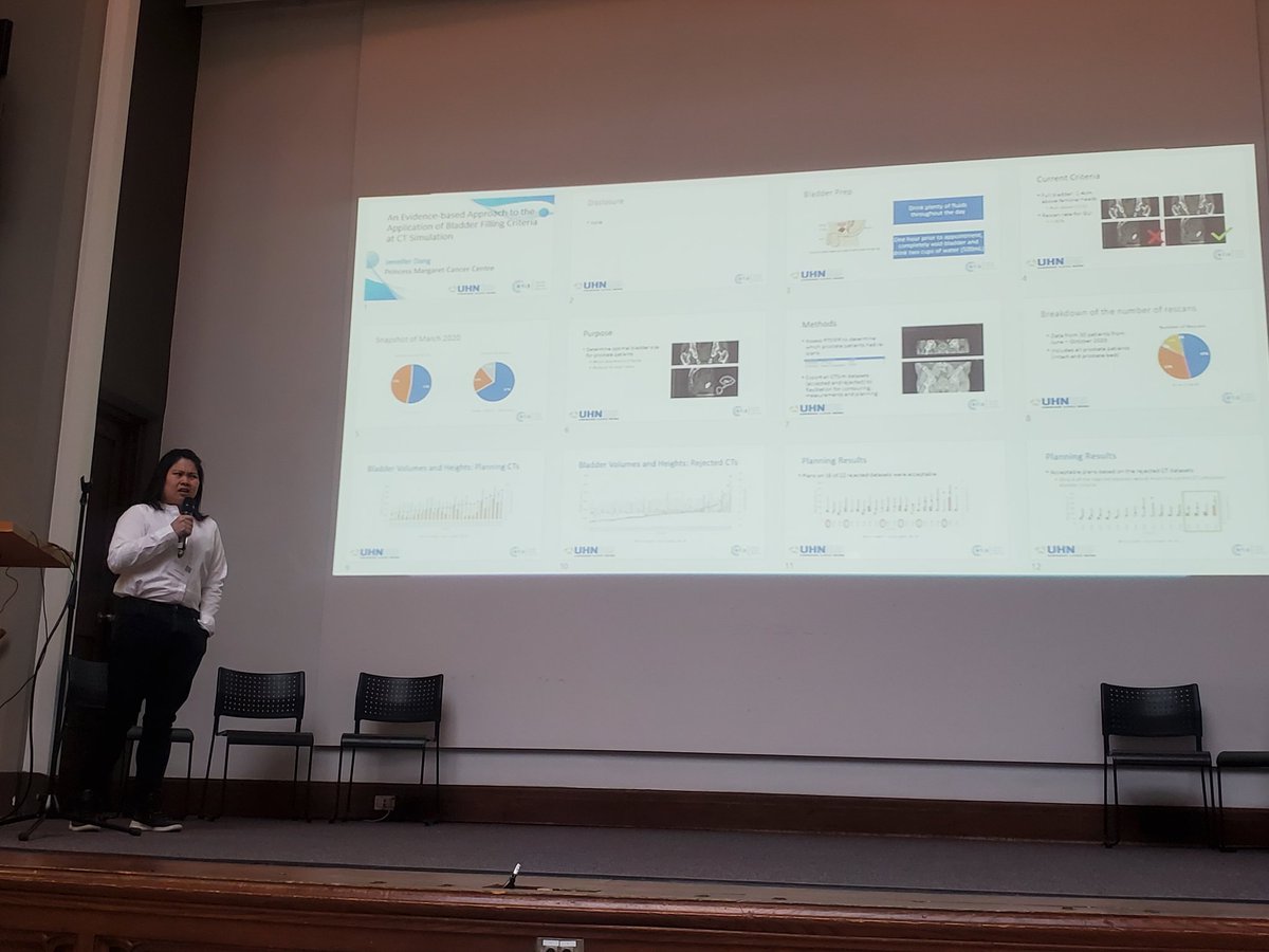 lai_yannie's tweet image. #MBAC Do we really need super full bladders for prostate #radiationtreatments ? Are rescan rates ever going to decrease? #RTi3Conference Jennifer Dang MRT(T) discusses her findings