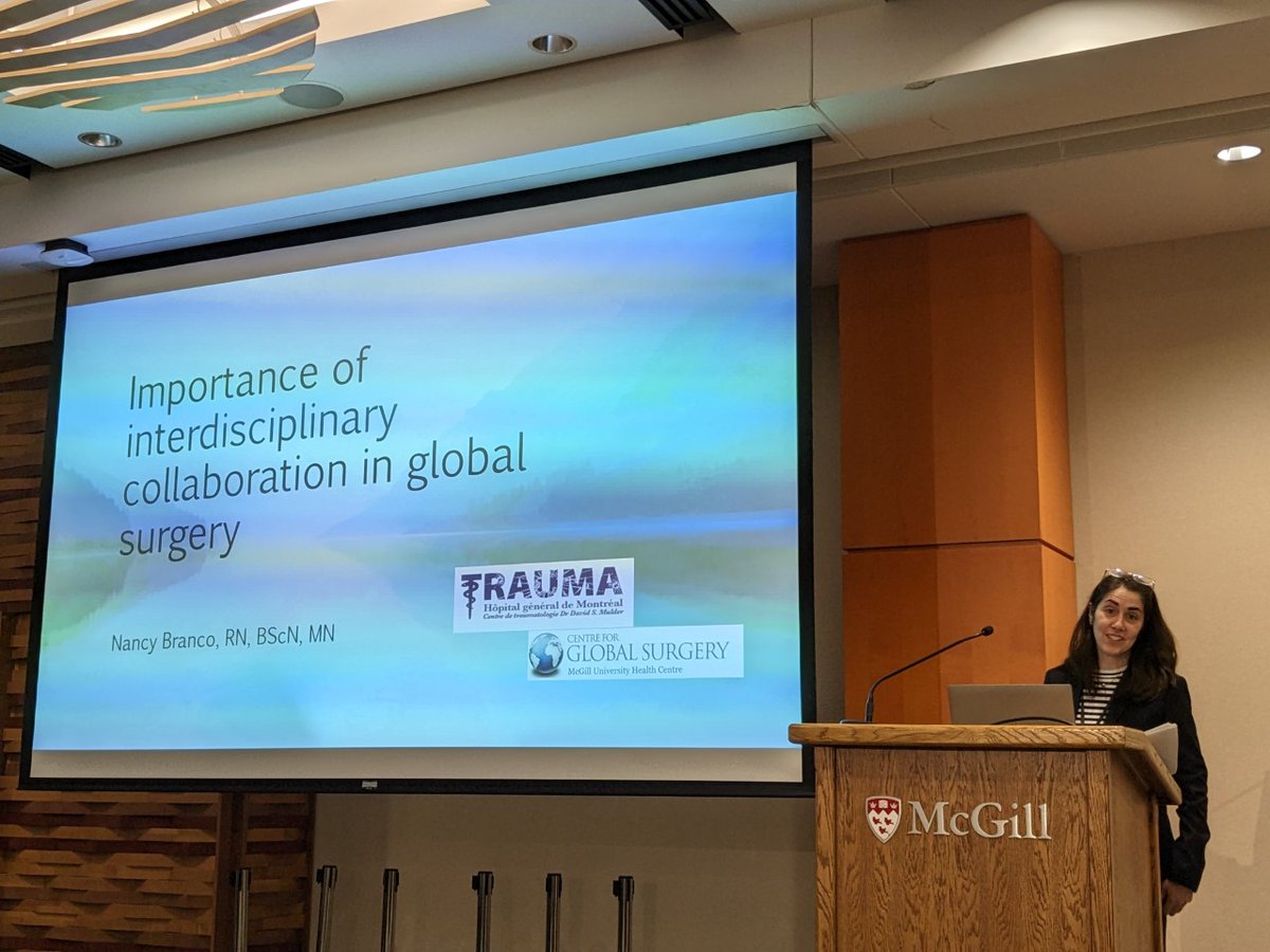 Dr. Emilie Joos discussed on the vital of partnerships to improve results in global surgery; she prompted a great discussion with the audience!
Nurse Nancy Branco addressed the relevance of teamwork, respect and engagement to achieve a successful result in any medical setting.