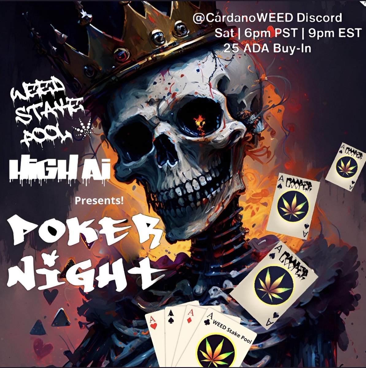 willyboy193's tweet photo. Tonight is going to be a good night! 

✅15 #HighAI’s 

✅12 #AfraidAI’s

✅bags of #ADA

@CardanoWEED discord 
https://t.co/JVPJ9zbJMs https://t.co/hV6DcMA3tD