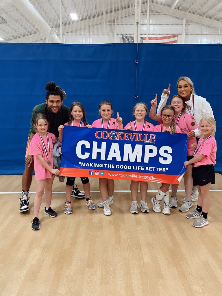 What a day in volleyball. Daughter as coach and two granddaughter wins the Cookeville Championship today.