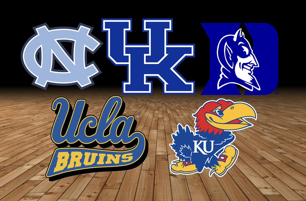 College Basketball Report on Twitter "UNC, Kentucky, Kansas, UCLA