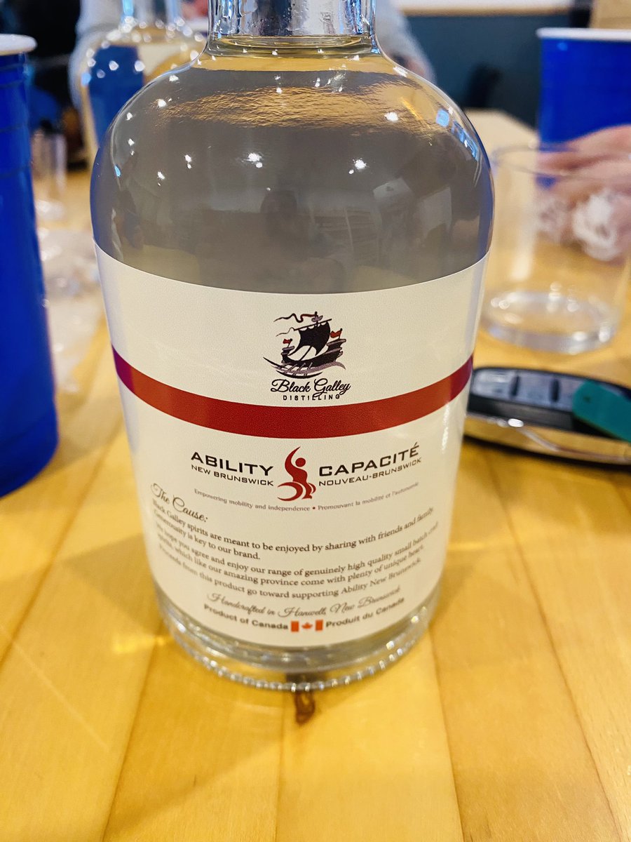 HaleyFlaro's tweet photo. Pop in to @BlackGalley for your #GenerousGin ! Proceeds to @AbilityNB ! #Fredericton https://t.co/BMnKeSnpAo