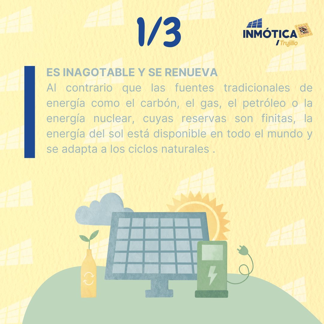 LM_Minchan's tweet photo. Beneficios de la Energía Solar
INMOTICA TRUJILLO
Más información.
📞https://t.co/p6MsKPO1Az
📞https://t.co/f4ndGaqU29
úbicanos.
🔵 Direciòn: Av. Perù 1419 - Daniel Hoyle Trujillo
📍 Ubìcanos aquì 👉 https://t.co/1RW58PZAcv https://t.co/qq7DCMXS4p