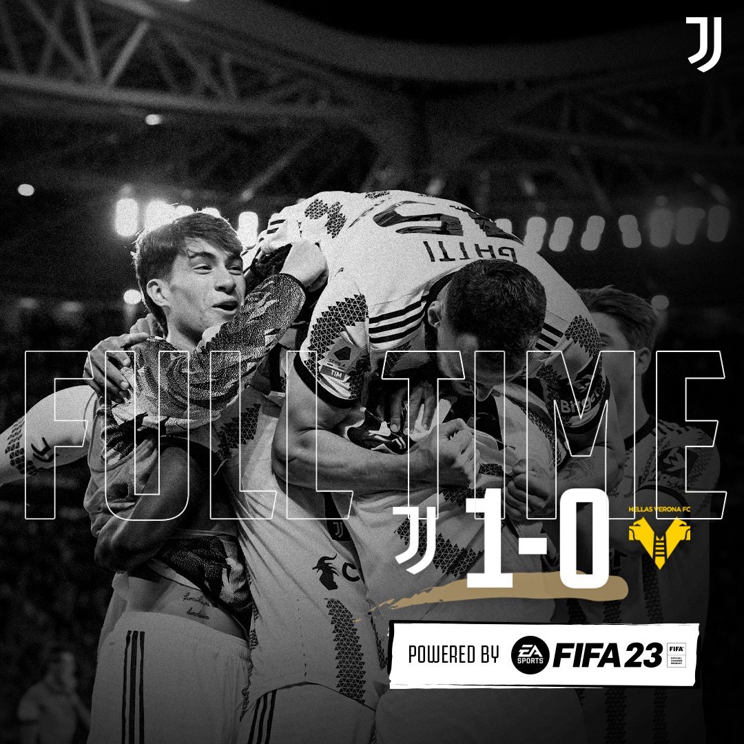 FT | ⌛️ | Victory vs Verona! 🤍 🖤

#JuveVerona