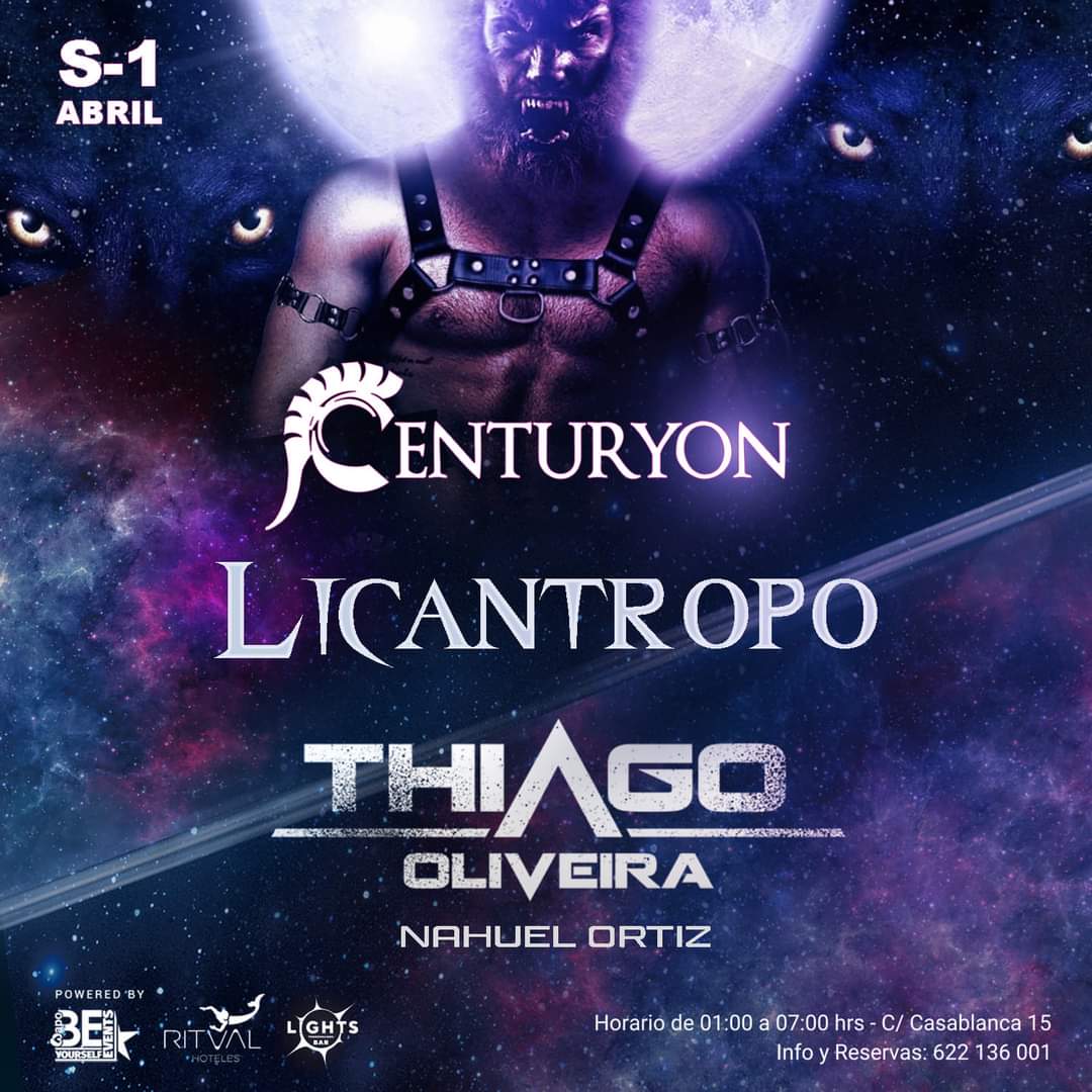 SalaCenturyon's tweet photo. Thiago Oliveira y Nahuel Ortiz en esta noche de 'Licántropo' con nuestros gogos más hot 🔥
Pide tu anticipada o consíguela online en https://t.co/g7YaVb1FGQ

#Centuryon #GayClub #Torremolinos #tonight #Licantropo #gayparty #deejays #gogos https://t.co/XANQ5HCmb0