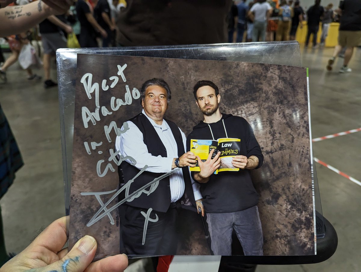 coasterg's tweet image. Best Avocado in the City, thanks Charlie Cox! @MegaConOrlando @Daredevil #megacon2023