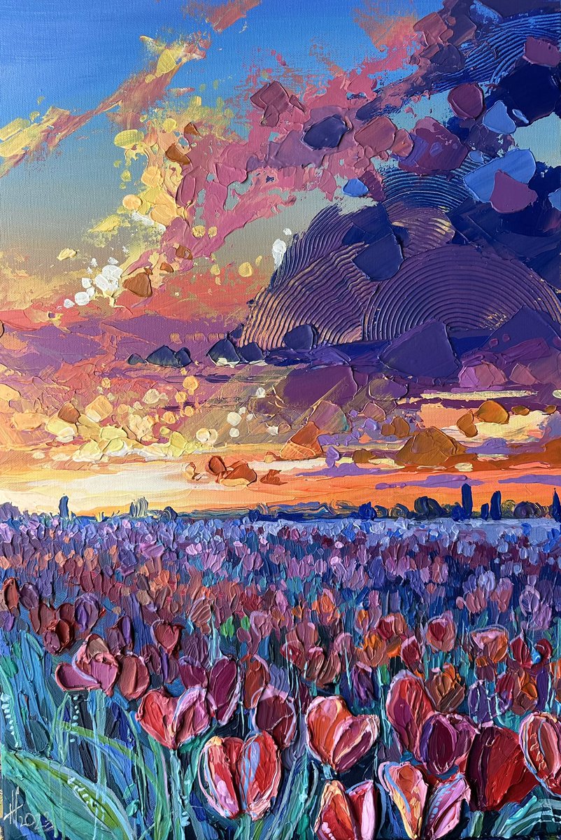 acrylic on canvas 40*60 cm "somewhere in the Netherlands"