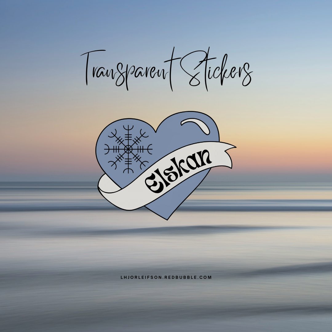 Lor_H's tweet photo. Happy Saturday, who doesn’t love fun Transparent stickers? You can decorate windows, personalize water bottles, or stick ‘em wherever.
https://t.co/EaqlnNpHLk
#hjorleifsonart #transparentstickers #redbubblestickers #elskan #icelandicartist #stickers #darling #hearts #love https://t.co/fPINajOE44