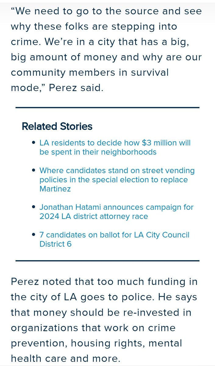 Antoinette Scully (@antoinetteforla) on Twitter photo Thank you Kevin Perez <a href="/SFVmovement/">Somos Familia Valle</a> for sharing your perspective on why we need to reduce the LAPD budget and re-invest in our communities! #CD6 <a href="/Anna_Albaryan/">Anna Albaryan</a>
📺 spectrumnews1.com/ca/la-west/pol… Thank you Kevin Perez <a href="/SFVmovement/">Somos Familia Valle</a> for sharing your perspective on why we need to reduce the LAPD budget and re-invest in our communities! #CD6 <a href="/Anna_Albaryan/">Anna Albaryan</a>
📺 spectrumnews1.com/ca/la-west/pol…