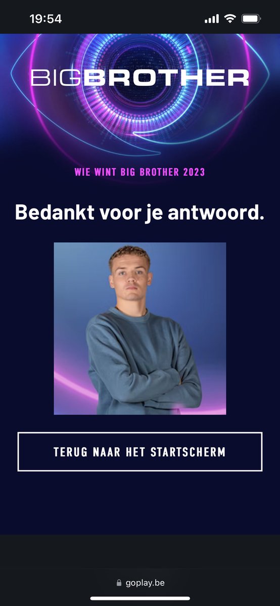 GlijMetMij's tweet photo. Nog ff 2x

#Bigbrothernlbe https://t.co/Z7RarkRbWB