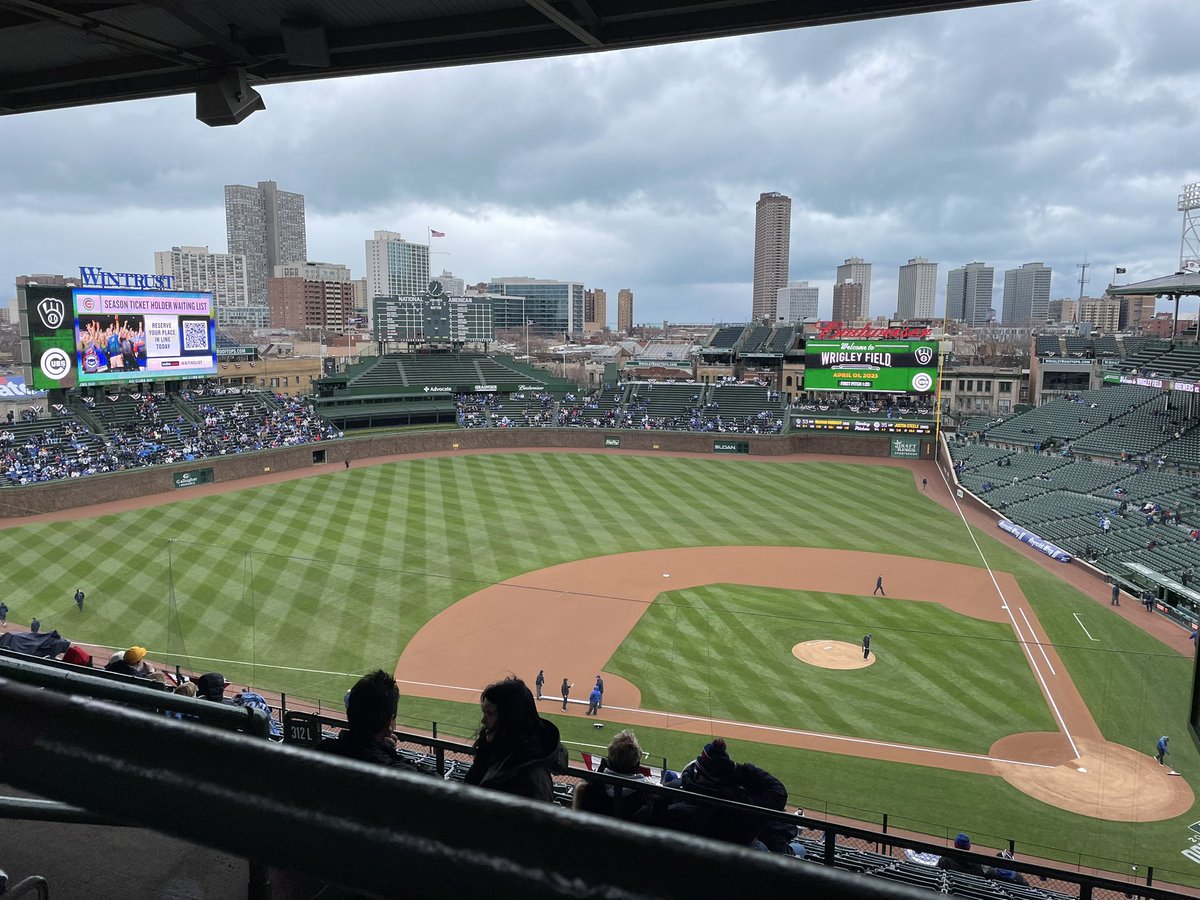 In enemy territory. Go Brewers :)