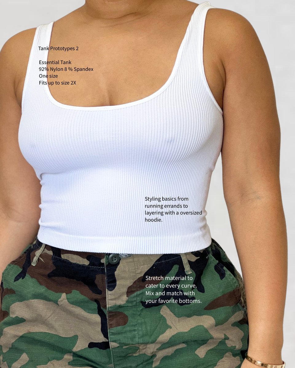 The perfect tank. Stretch ribbed fabric for your curves. ~ Essential Tank

 #FashionPhoto #FashionInfluencer #FashionDaily #StyleInspiration #Clothes #Urbanstyle #DressedUp #MyStyle #StyleBlog #FashionStylist #basics 
#Fashionista #Fashionable #FashionStyle #FashionBlog #Fashion