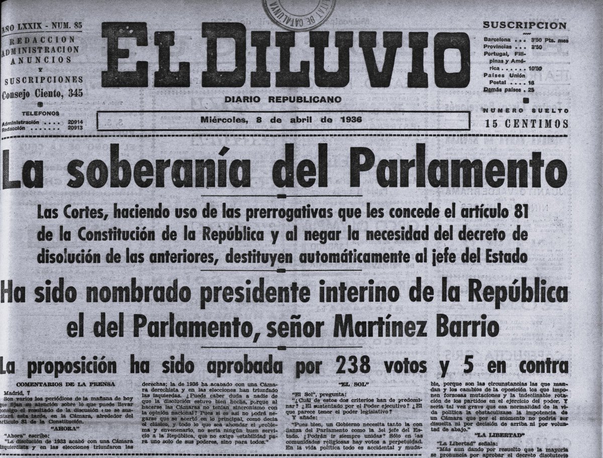 El Diluvio tweet media