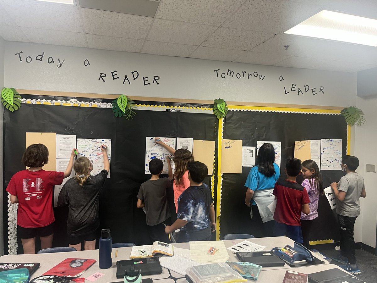 5th grade tour of knowledge to kick off STAAR review was a success!