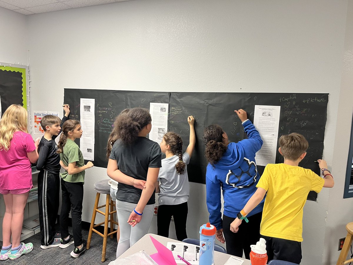 Harrington_El's tweet photo. 5th grade tour of knowledge to kick off STAAR review was a success! https://t.co/k8slVYm7O7