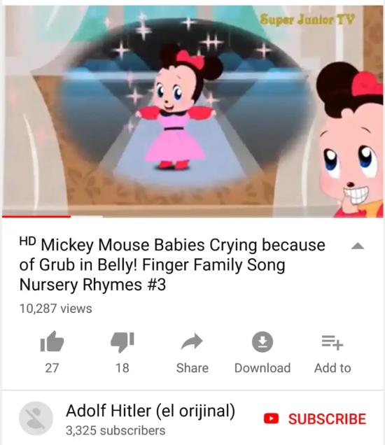 BlizzyDoris's tweet photo. Guys, check out the channel name 🤣🤣🤣
#funny #elsagateisback https://t.co/G4ThY6bQsL