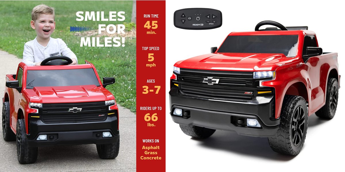 One_Great_Shop's tweet photo. #shop? Chevy Silverado Ride On Truck
Sleek &amp; Durable Design – Officially licensed 12V Chevy Silverado Trail Boss Pickup Truck looks like the real deal. #rideon #toy #Easter #gift #giftshop #shopping #silvarado https://t.co/0biB8aPGNr https://t.co/oc7vUPB9gB