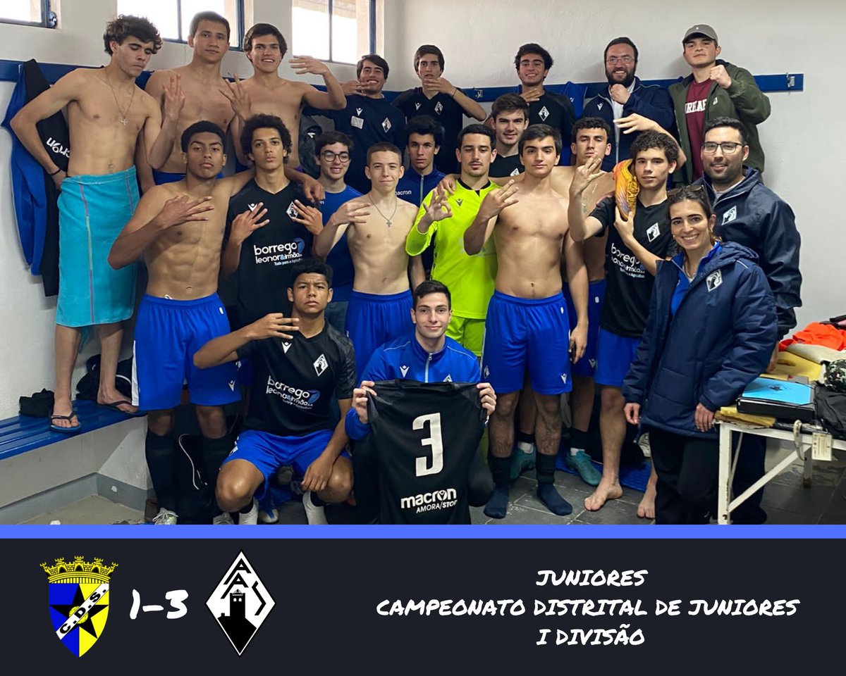 AASantarem's tweet photo. ⚫🔵 Resultado Final
⚽ C. D. Salvaterrense - Ass. Acad. de Santarém
Miguel Gonçalves, Lucas Manaças e José Gonçalves 💪
#SomosBriosa #MDPDA https://t.co/bdK3Igj4PO