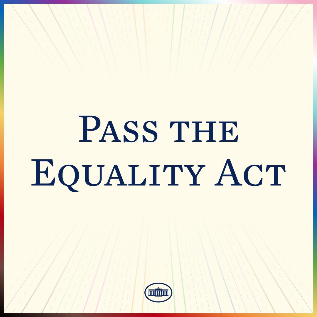 The White House on Twitter "President Biden continues to call on