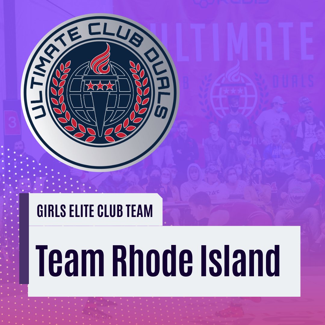 ClubDuals's tweet image. Team Rhode Island will be joining the Girls Elite Division APRIL 21st - APRIL 23rd⁠
⁠
Spots Available!⁠
Register through the link in bio