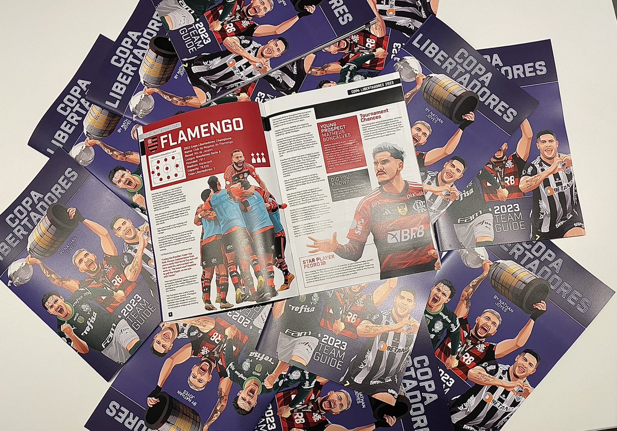 NathanJoyes1's tweet photo. They’ve arrived and they are beautiful 🤌🏻

My Copa Libertadores 2023 Team Guide’s have been printed and they’ll be with you shortly!

Thanks again to everyone who bought one, you won’t be disappointed… https://t.co/GqoryJJRVW